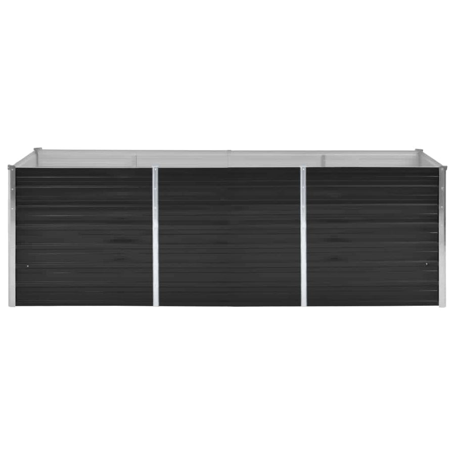 Plantenbak Verhoogd Gegalvaniseerd Staal 240 x 80 x 77 cm