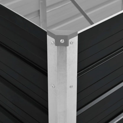 Plantenbak Verhoogd Gegalvaniseerd Staal 240 x 80 x 77 cm