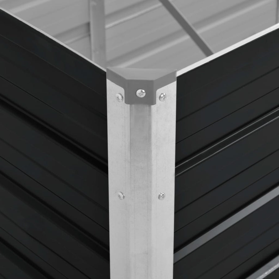 Plantenbak Verhoogd Gegalvaniseerd Staal 240 x 80 x 77 cm