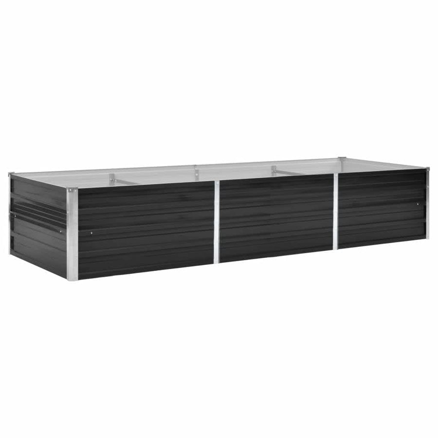 Plantenbak Verhoogd Gegalvaniseerd Staal 240 x 80 x 45 cm