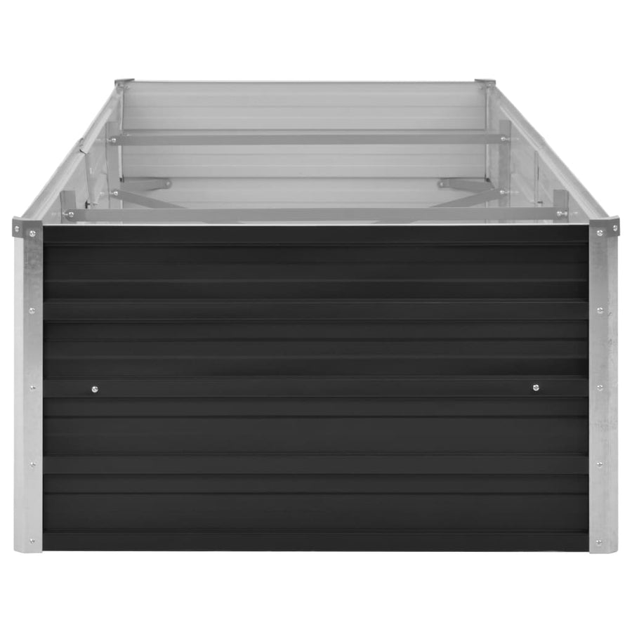 Plantenbak Verhoogd Gegalvaniseerd Staal 240 x 80 x 45 cm