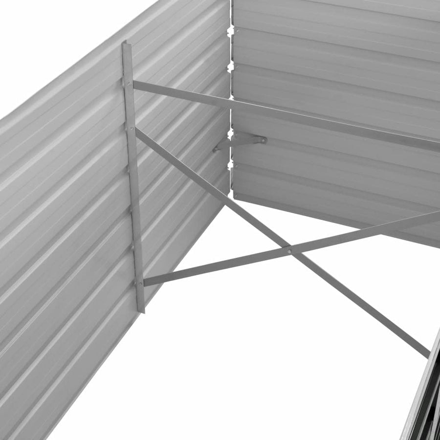Plantenbak Verhoogd Gegalvaniseerd Staal 240 x 80 x 45 cm