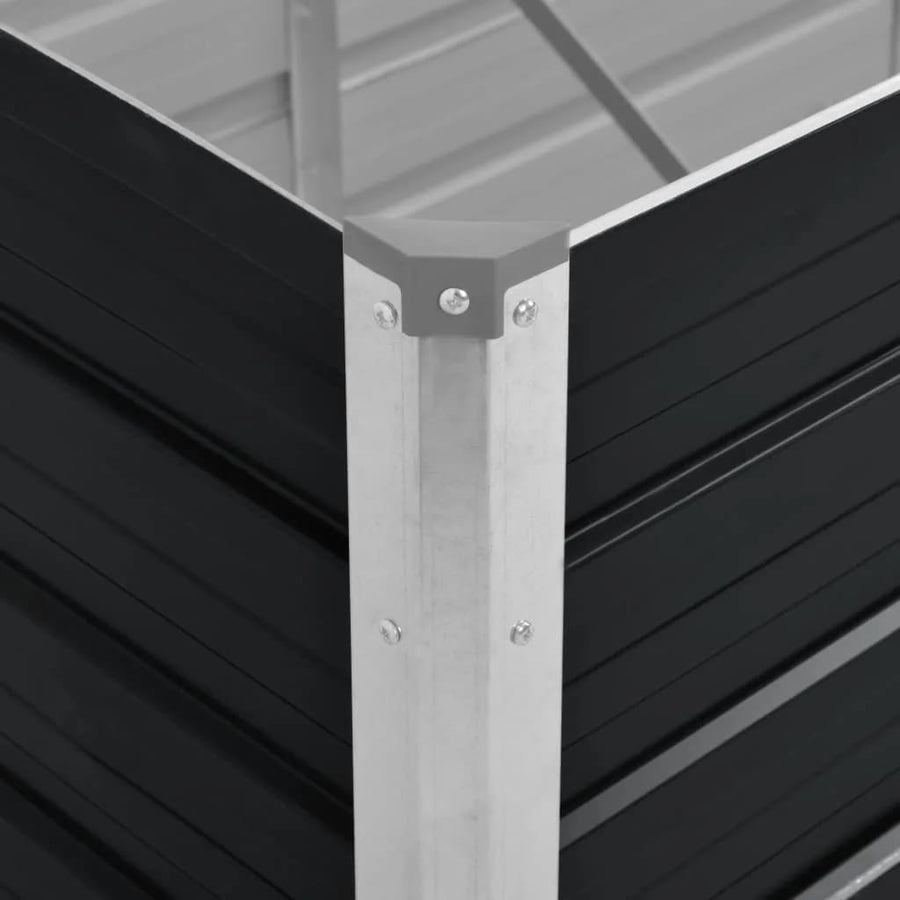 Plantenbak Verhoogd Gegalvaniseerd Staal 240 x 80 x 45 cm