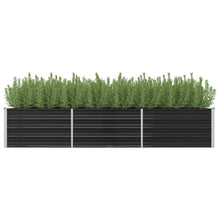 Plantenbak Verhoogd Gegalvaniseerd Staal 240 x 80 x 45 cm