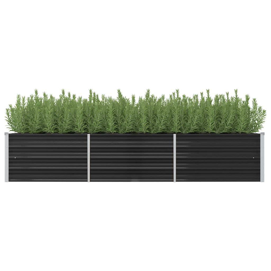 Plantenbak Verhoogd Gegalvaniseerd Staal 240 x 80 x 45 cm