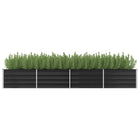 Plantenbak verhoogd 320x80x45 cm staal antraciet