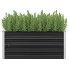 Raised Planter 100x40x45 cm Galvanized Steel Anthracite