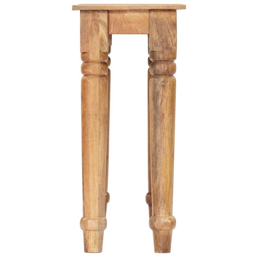 Consoletafel 110x35x77 cm Massief mangohout
