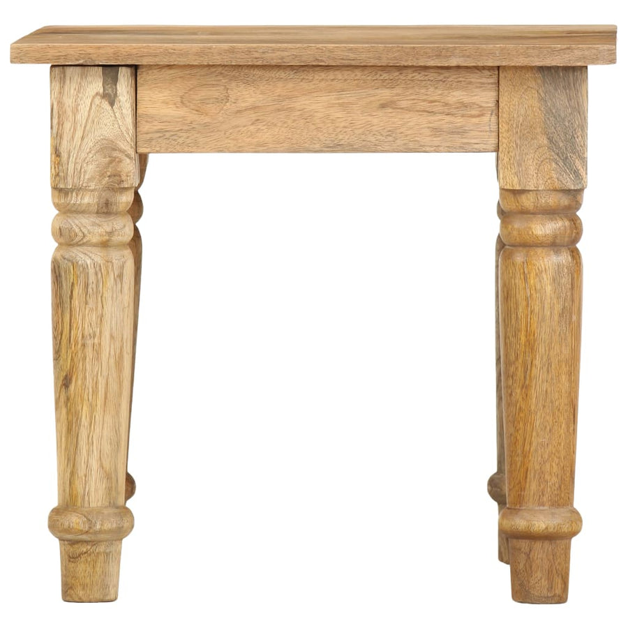 Bijzettafel 43X43X40 Cm Massief Mangohout
