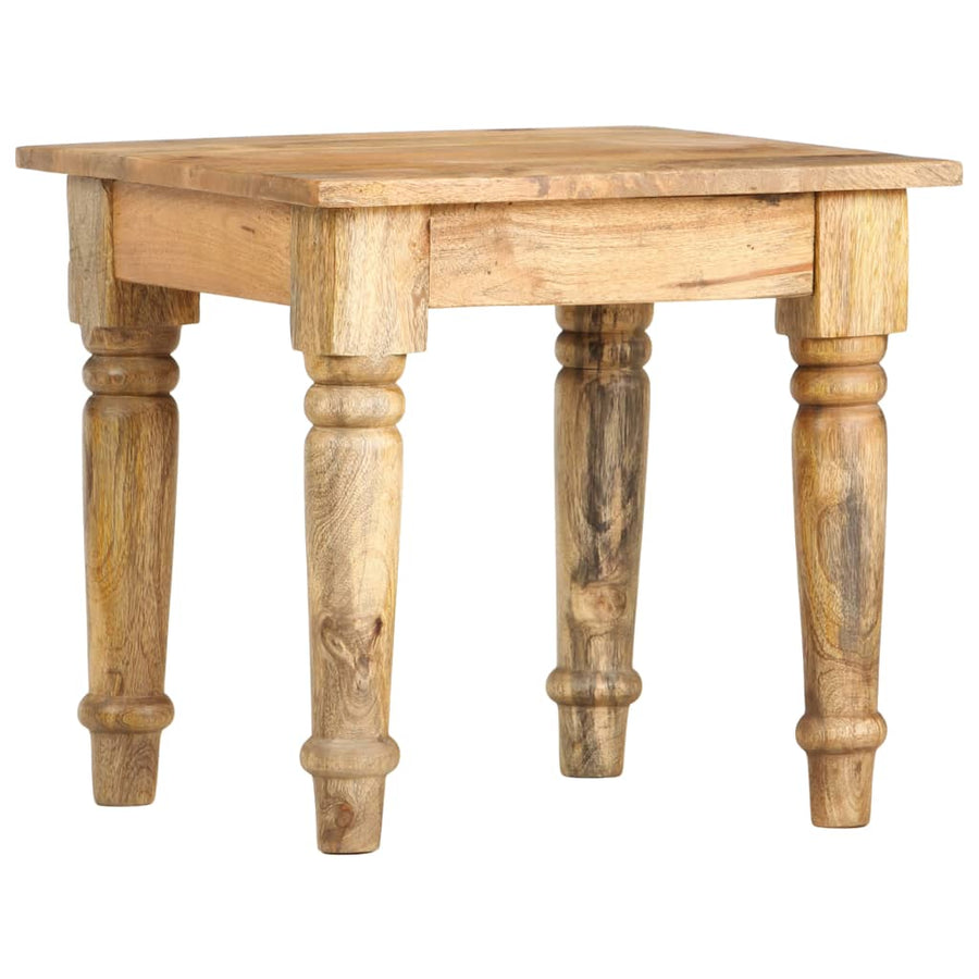 Bijzettafel 43X43X40 Cm Massief Mangohout
