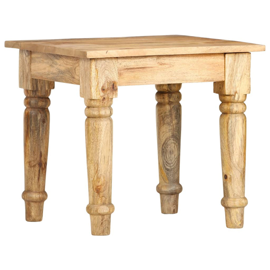 Bijzettafel 43X43X40 Cm Massief Mangohout