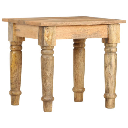 Bijzettafel 43X43X40 Cm Massief Mangohout