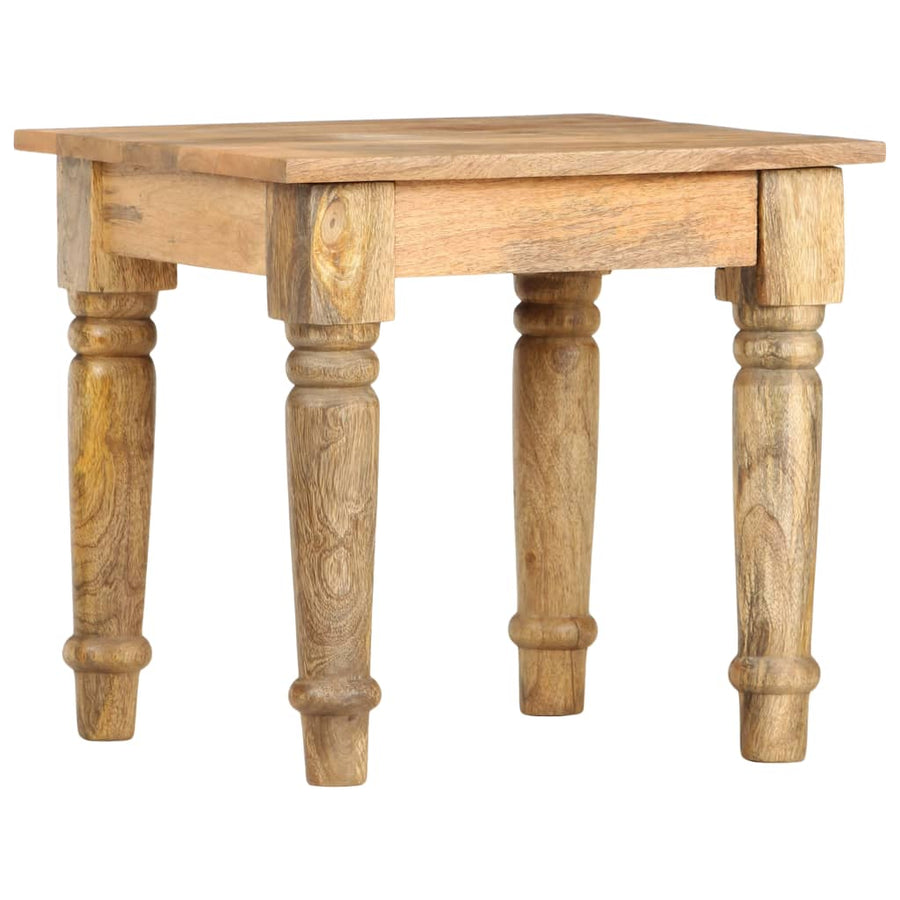 Bijzettafel 43X43X40 Cm Massief Mangohout