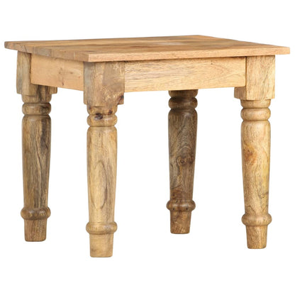 Bijzettafel 43X43X40 Cm Massief Mangohout
