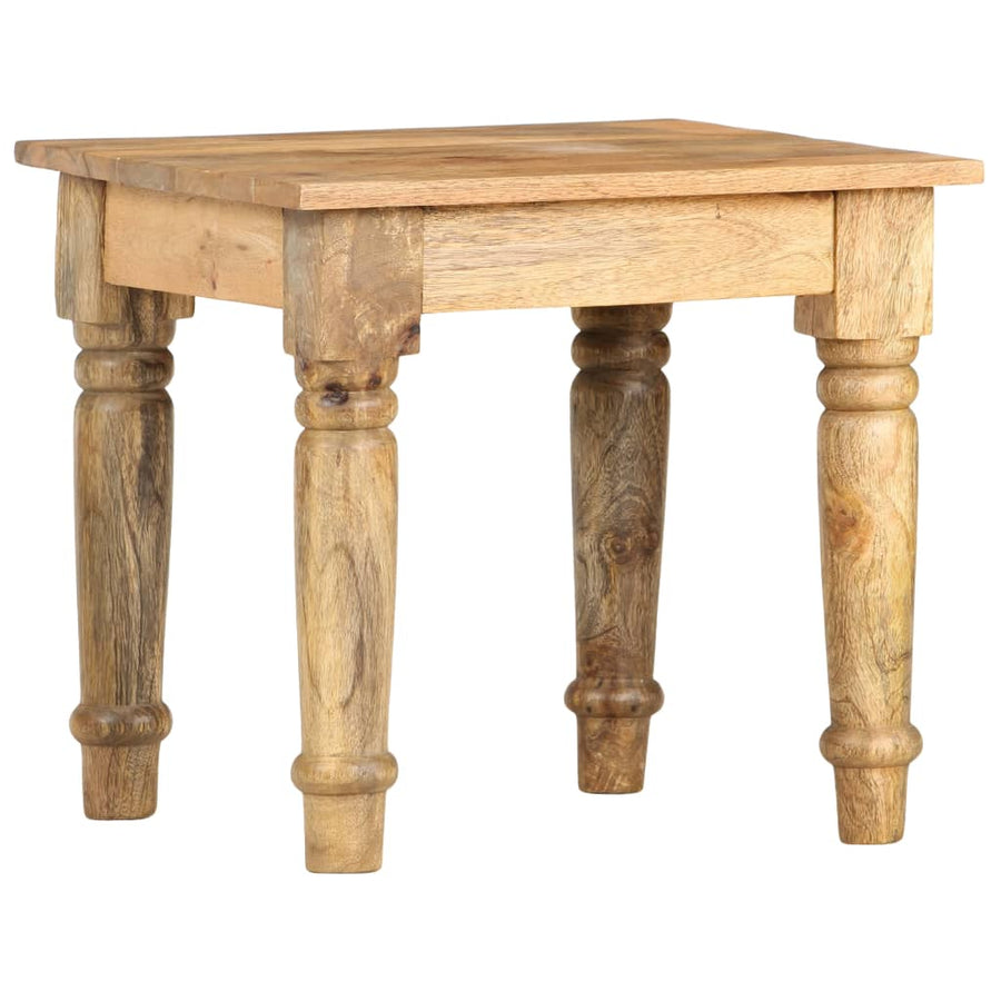 Bijzettafel 43X43X40 Cm Massief Mangohout