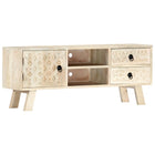 Tv-meubel 110x30x44 cm massief mangohout