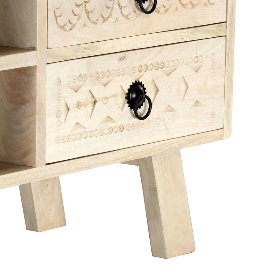 Tv-Meubel 110X30X44 Cm Massief Mangohout