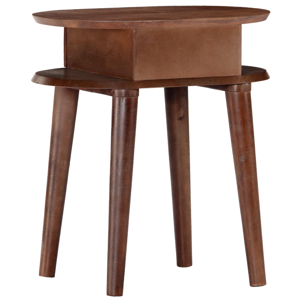 Nachtkastje 50X35X55 Cm Massief Acaciahout