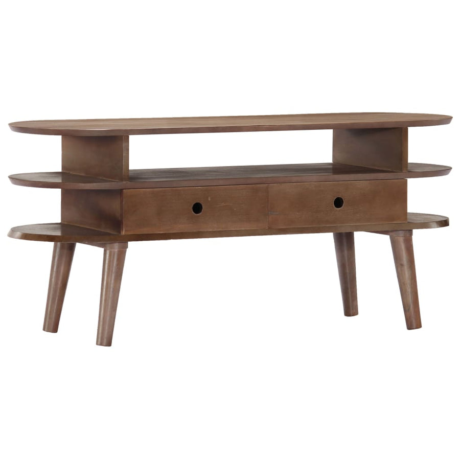 Tv-Meubel 110X35X50 Cm Massief Acaciahout