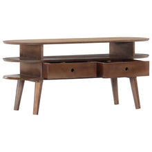 Tv-Meubel 110X35X50 Cm Massief Acaciahout