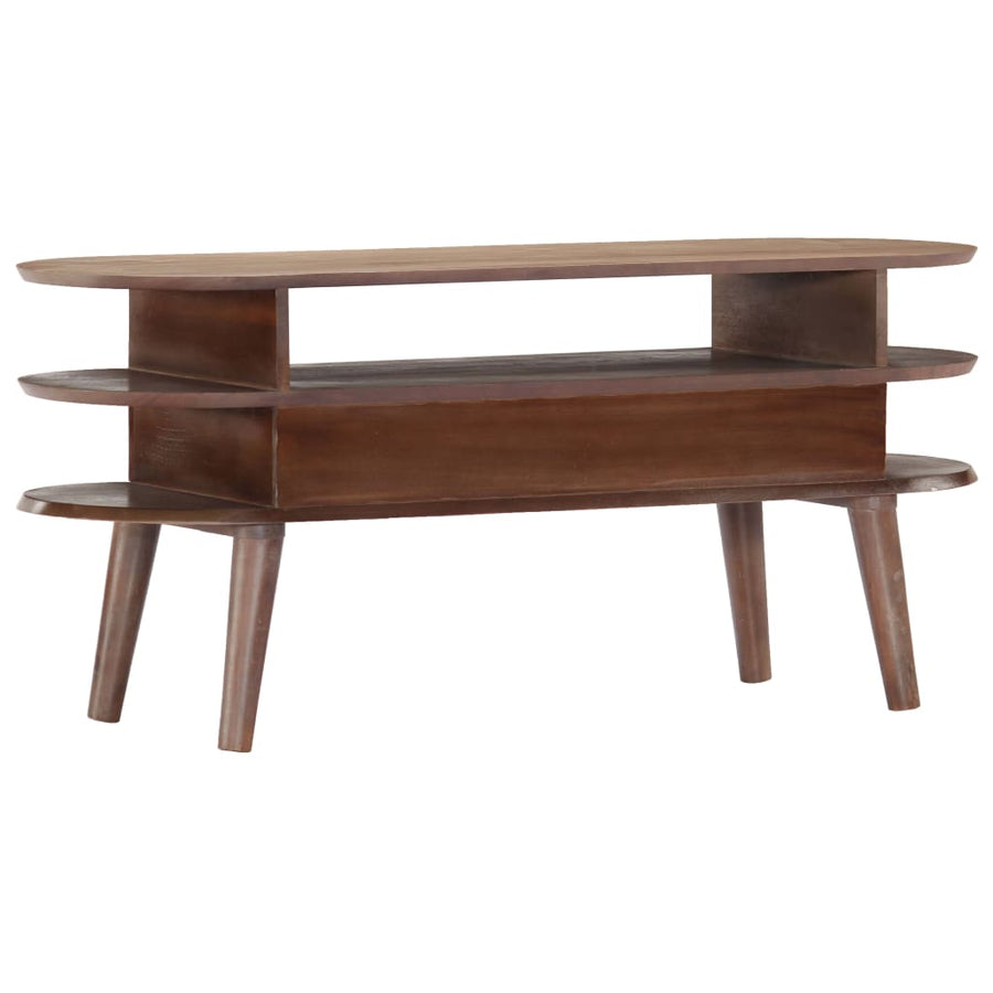 Tv-Meubel 110X35X50 Cm Massief Acaciahout