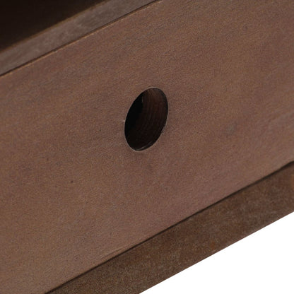 Tv-Meubel 110X35X50 Cm Massief Acaciahout