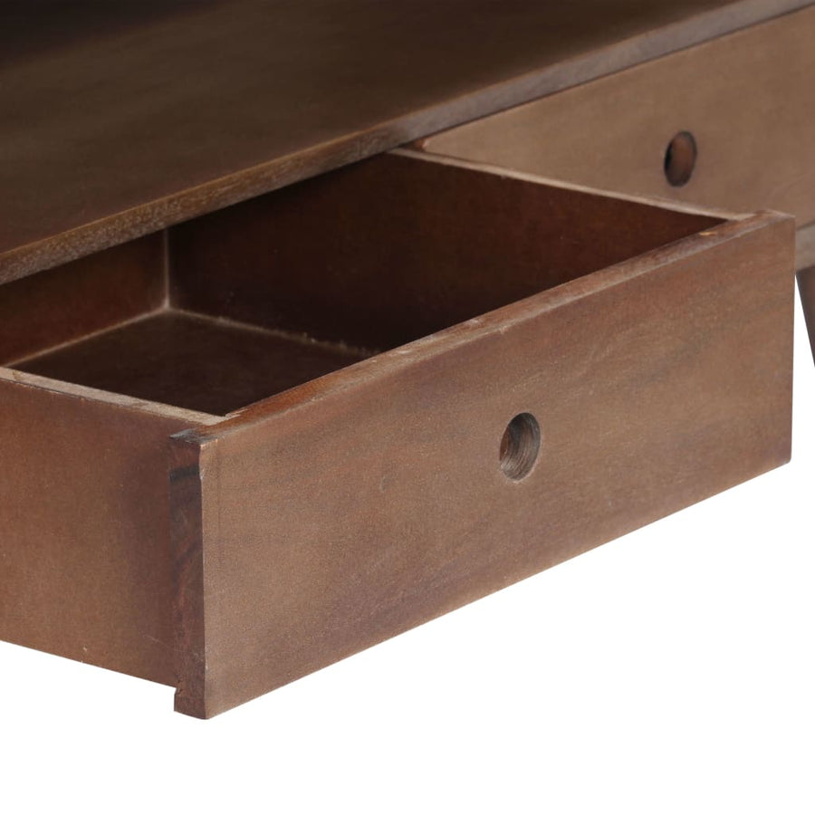 Tv-Meubel 110X35X50 Cm Massief Acaciahout