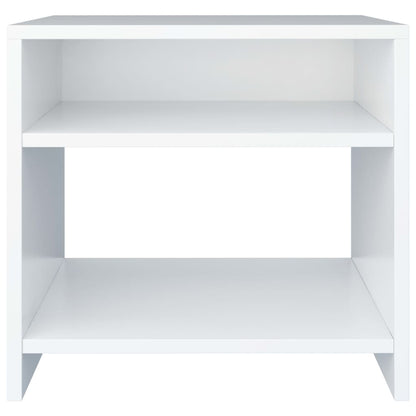 Nachtkastjes 2 st 40x30x40 cm bewerkt hout wit 2 Wit