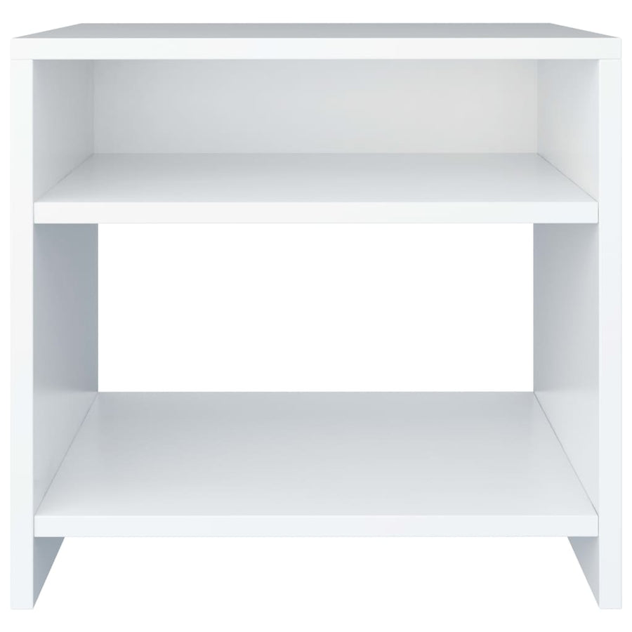 Nachtkastjes 2 st 40x30x40 cm bewerkt hout wit 2 Wit