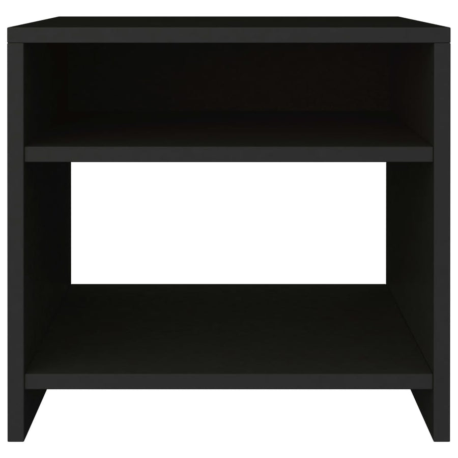 Nachtkastjes 2 st 40x30x40 cm bewerkt hout zwart 2 Zwart