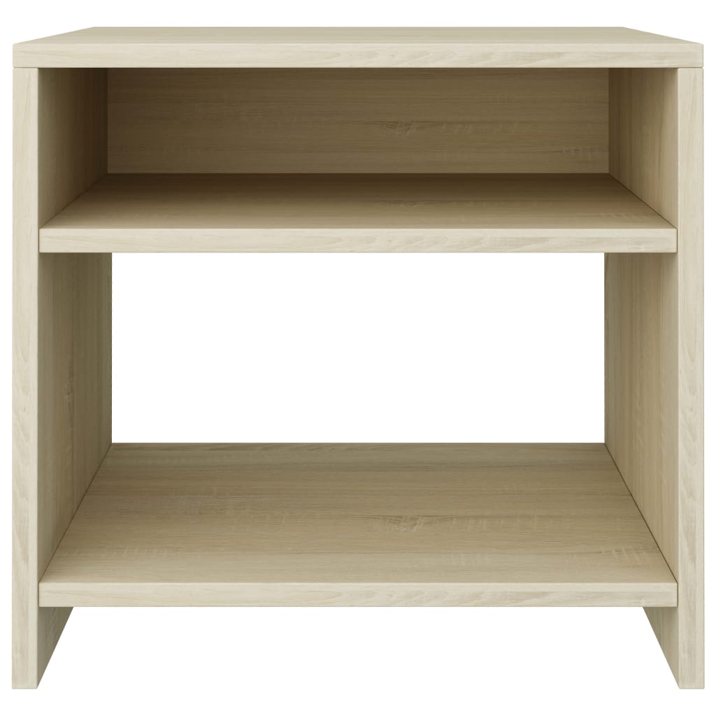Nachtkastjes 2 st 40x30x40 cm bewerkt hout sonoma eikenkleurig 2 Sonoma eiken
