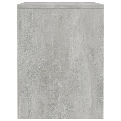 Nachtkastjes 2 st 40x30x40 cm bewerkt hout betongrijs 2 Betongrijs