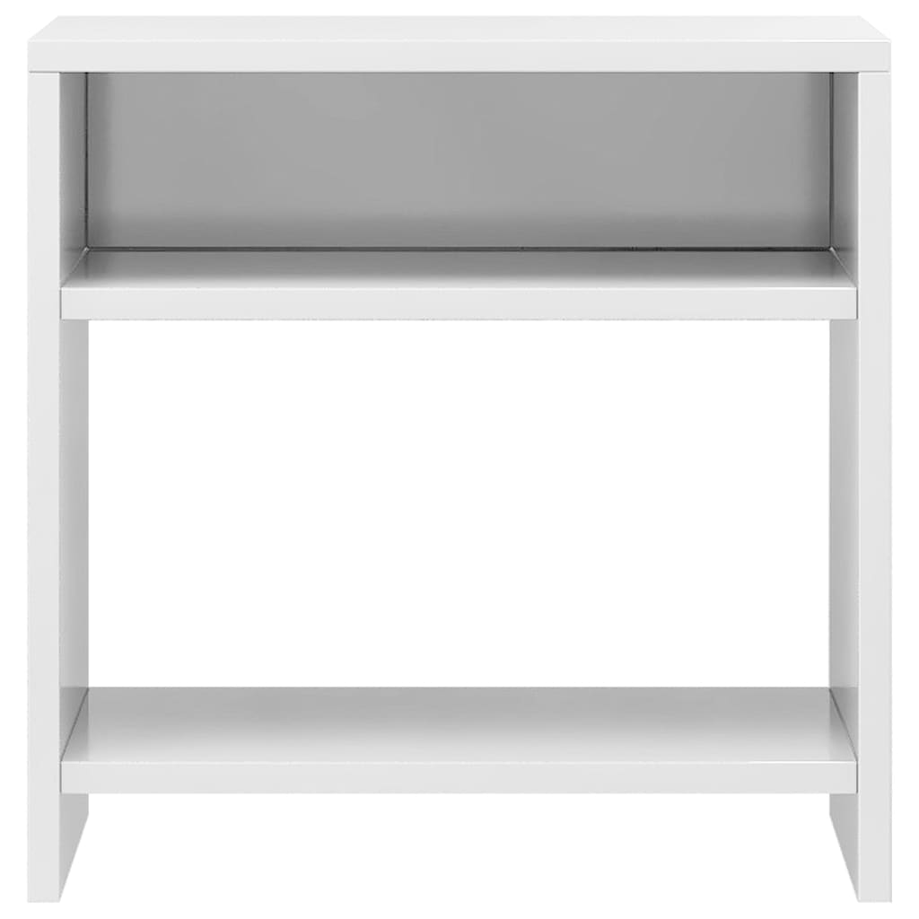 Nachtkastjes 2 st 40x30x40 cm bewerkt hout wit 2 Hoogglans wit