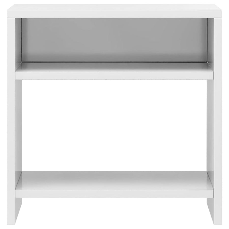 Nachtkastjes 2 st 40x30x40 cm bewerkt hout wit 2 Hoogglans wit