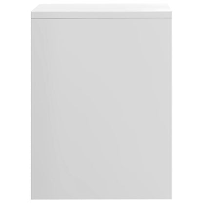Nachtkastjes 2 st 40x30x40 cm bewerkt hout wit 2 Hoogglans wit