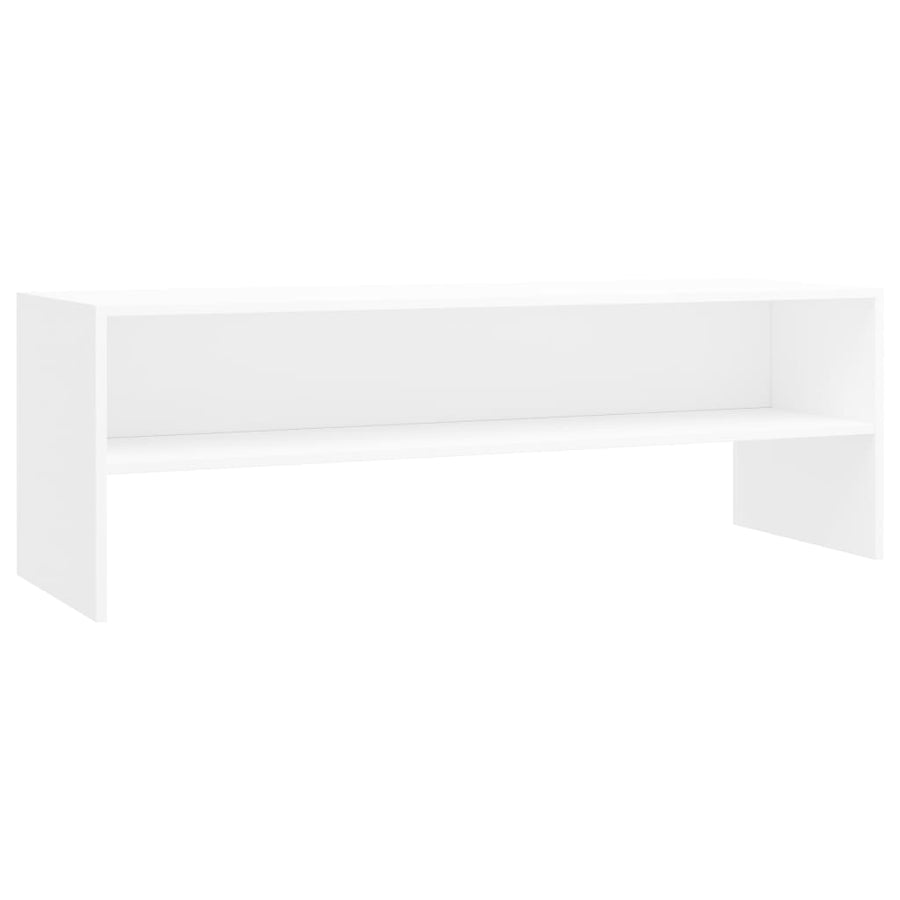 Tv-Meubel 20X40X40 Cm Bewerkt Hout Wit