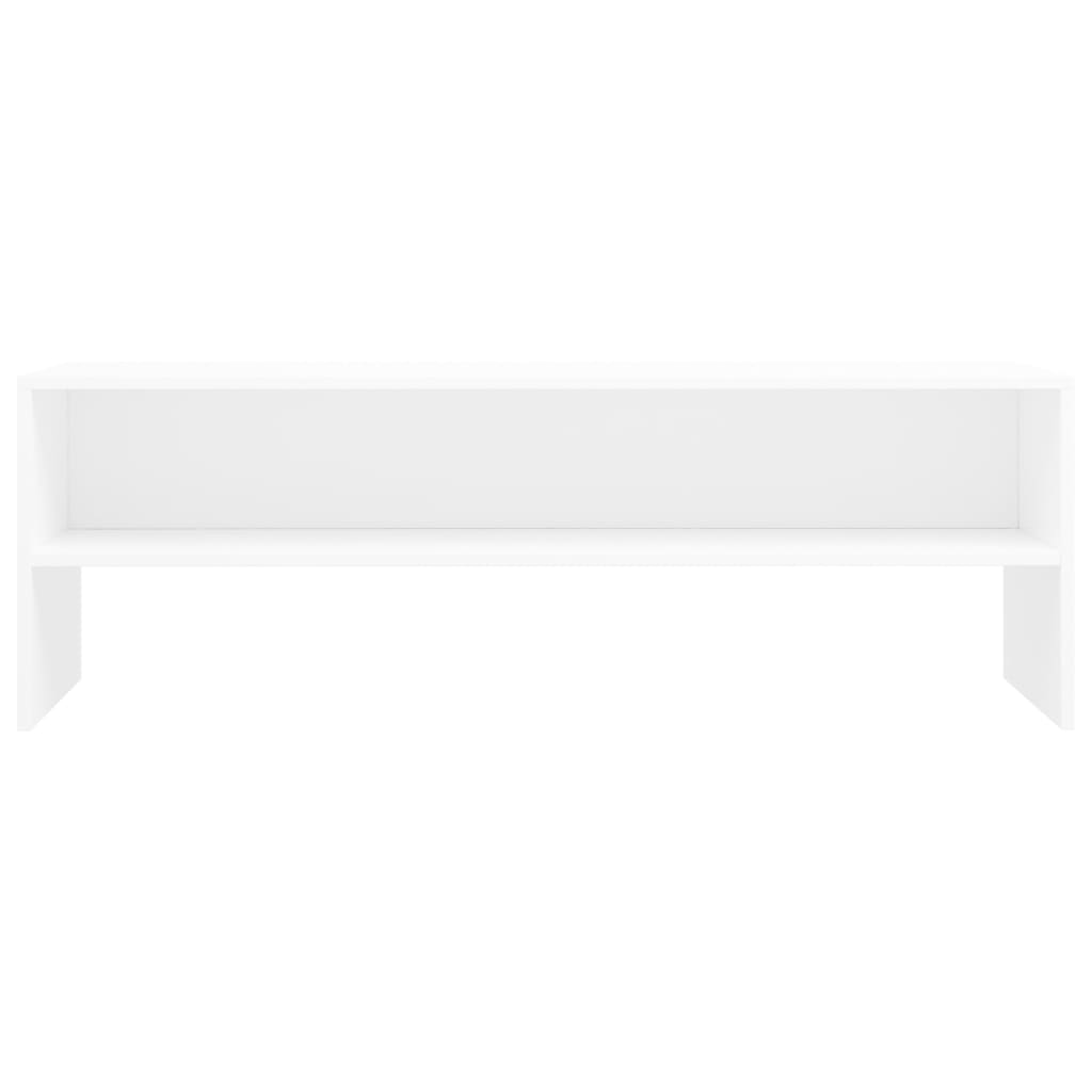 Tv-Meubel 20X40X40 Cm Bewerkt Hout Wit