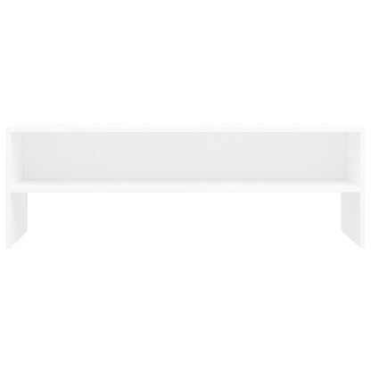 Tv-Meubel 20X40X40 Cm Bewerkt Hout Wit