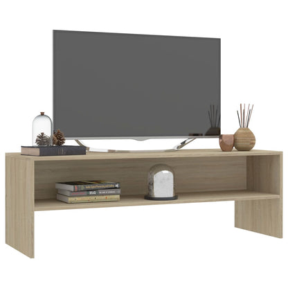 Tv-meubel 120x40x40 cm bewerkt hout sonoma eikenkleurig Sonoma eiken