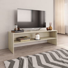 Tv-meubel 120x40x40 cm bewerkt hout sonoma eikenkleurig Sonoma eiken