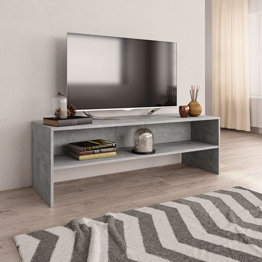 Tv-Meubel 120X40X40 Cm Bewerkt Hout Wit