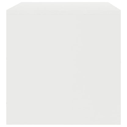 Tv-Meubel 00X40X40 Cm Bewerkt Hout Wit