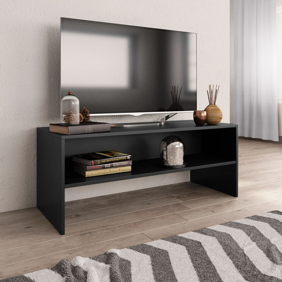 Tv-Meubel 100X40X40 Cm Bewerkt Hout Wit