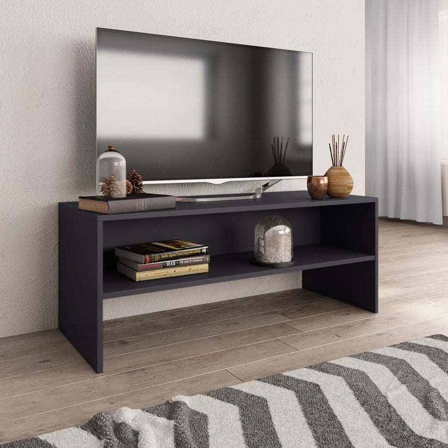 Tv-Meubel 100X40X40 Cm Bewerkt Hout Wit