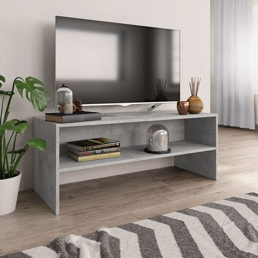Tv-Meubel 100X40X40 Cm Bewerkt Hout Wit