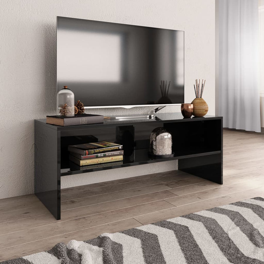 Tv-Meubel 100X40X40 Cm Bewerkt Hout Wit