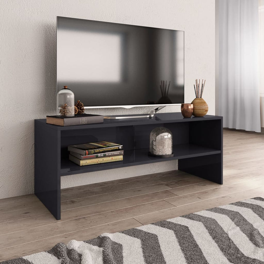 Tv-Meubel 100X40X40 Cm Bewerkt Hout Wit