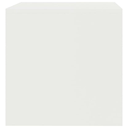 Tv-meubel 80x40x40 cm bewerkt hout wit Wit