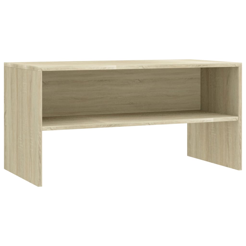Tv-meubel 80x40x40 cm bewerkt hout sonoma eikenkleurig Sonoma eiken