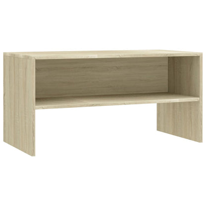 Tv-meubel 80x40x40 cm bewerkt hout sonoma eikenkleurig Sonoma eiken